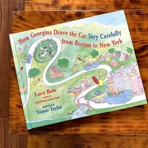 Vtg '89 How Georgina Drove The Car Very Carefully From Boston To New York Book